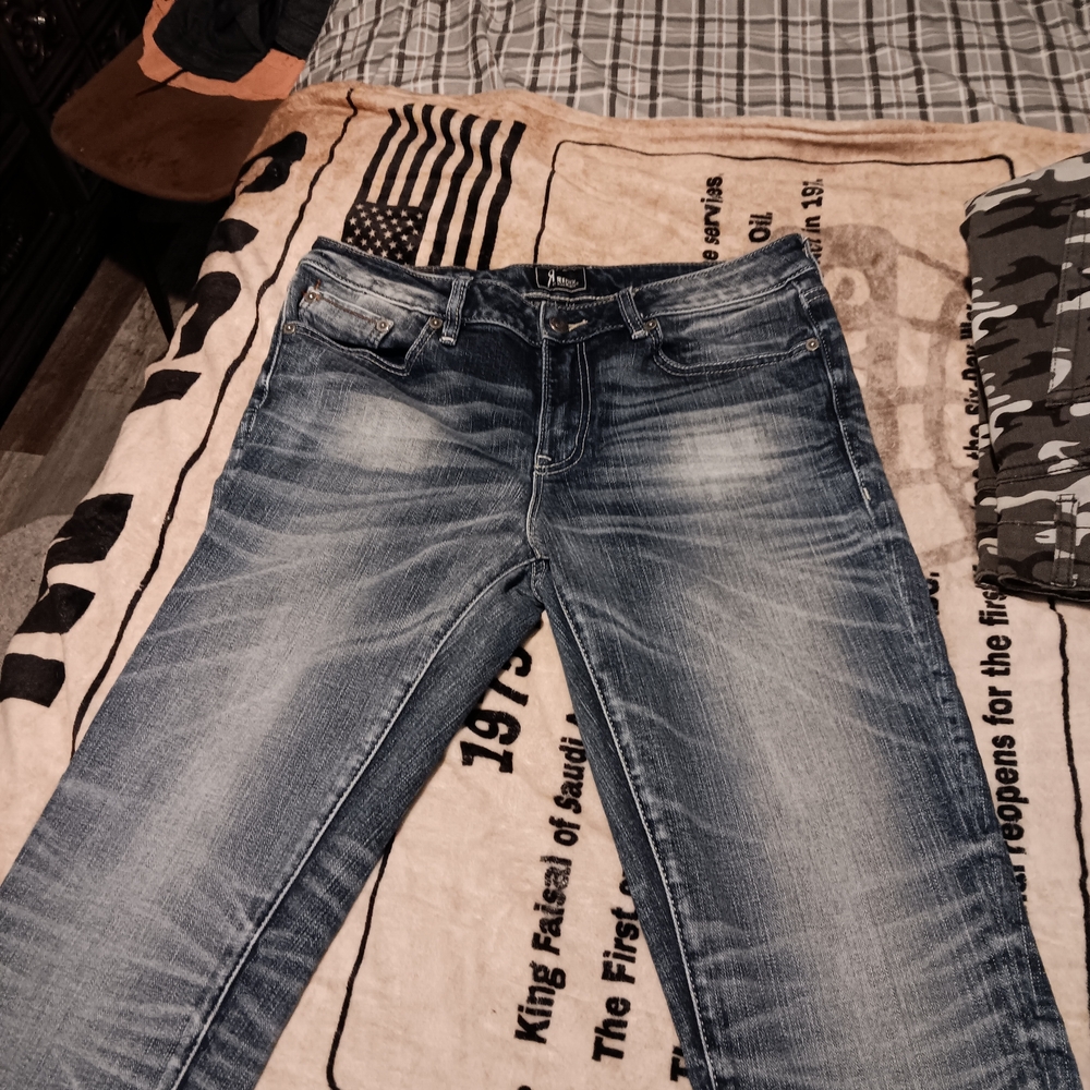 Rock Revival Men's Blue Skinny Jeans